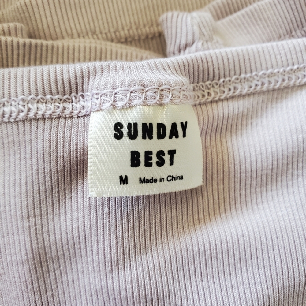Aritzia Sunday Best - Holly Crop Top Cardigan and Tank Set - Frosted Lavender - Picture 4 of 8